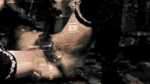 vintage silent films hairy beaver retro pussy tease