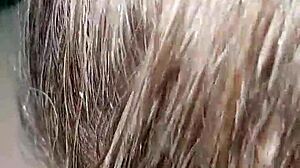 milf cums hard squirting as i pound her arse and wet pussy with fat cock