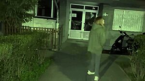 Street encounter with pornstar comatozze sparks lucky bedroom fuck chance