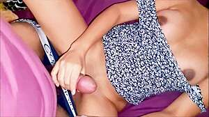 Nympho Latina Fucks Wild to Orgasm Before Outdoor Creampie