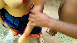 Stepmom Caught Peeing Backyard Leads to Quick Outdoor Cumshot!