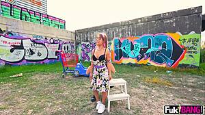 petite latina munequita battles monster cock in wild outdoor ride