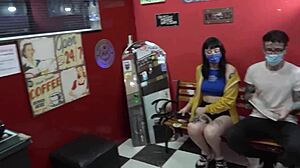 pierced cock happy ending threesome fuckin mei pang n john lemon wild