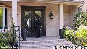 Cute black teen caught masturbating by stepdad sneaks more