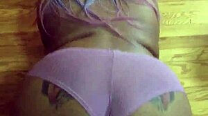 quick peek at my big ebony ass cheeks