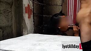 Pinay slutty wife: you want me bent over the desk for hard fucking?