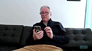 Grey Daddy's Cock Bursts Cum in Topmodel's Wet Holes