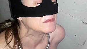 hey slave, humiliated in garage then bent over chained for outdoor doggystyle blowjob and maledom use!