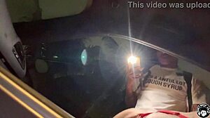 Lil D Pounds Christmas Present's Big Ass in Car