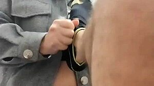 Naughty redhead teases husband then calls married neighbor to shave her pussy!