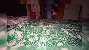 drunk divorced milf mexicana fucks young guy after drinks thinking it's a lamp