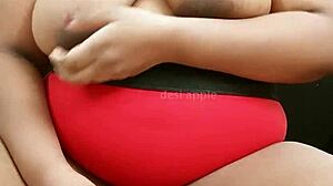 maid flashes her huge boobs