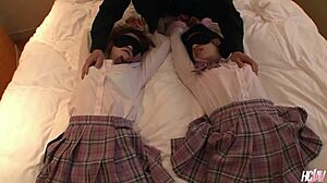 hairy japanese chiharu miyasita hikari sakamoto creampie threesome