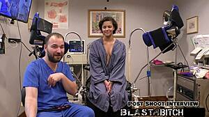 Doctor Blasts Patient Rebel Wyatt's Pussy with Thick Cum