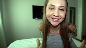 Kira's Juicy Pussy Takes Massive Cum Load POV Creampie