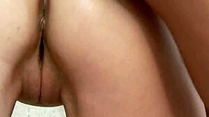 blonde milf's saggy huge tits bounce in brutal anal dp foursome