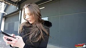 german scout fists skinny girl's saggy tits ass deep