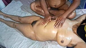 Hot desi bhabhi nude massage fingering her juicy pussy?