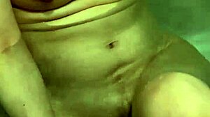 today my wife bathed slow i groped her nipples got so excited before sex