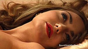 i'm naked lesbian madame fingering pussy to hard bed orgasm