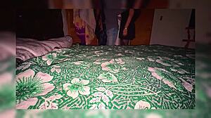 drunk divorced milf mexicana fucks young guy after drinks thinking it's a lamp