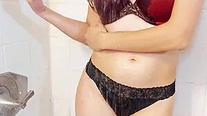 watch me finger dripping wet pussy after shower perfect ass tits