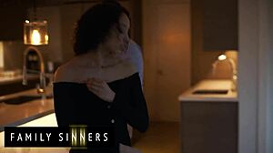 Cheating Brunette Squirms In Forbidden Spooning Ecstasy