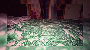 drunk divorced milf mexicana fucks young guy after drinks thinking it's a lamp