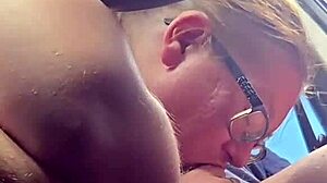 bbw amateur deepthroats massive cock for homemade lunch