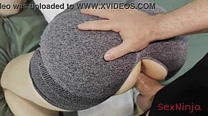 No one stops me banging my bubble butt stepmom's tight pussy when home alone.