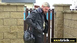 homeless hottie time for hardcore tub fuck cleanup