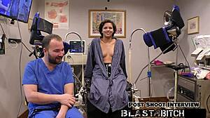 Doctor Blasts Patient Rebel Wyatt's Pussy with Thick Cum