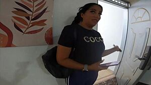 stepsis returns squeezes her white booty into lingerie for wild fuck session