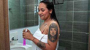 join hot shower play big pussy toys giuliana 💦🧼