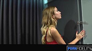 Pornfidelity's Horny Haley Reed Squirts on Monster Big Cock Cumshot