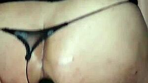 Reymisterio422 crossdresses for public veggie hunt anal thrill! 