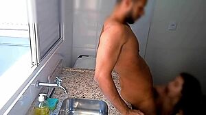 Kitchen Painal Day 58: Rough Anal Creampie Adventure