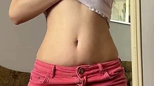 Petite Teen Maiskii Fingers Shaved Pussy to Orgasm