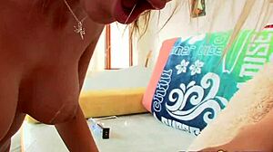 Wild teen anal threesome with gaping, cum swaps and deepthroats?