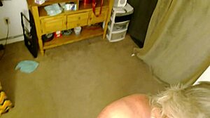 dawnskye1962 strips hairy fat body cums pantyhose