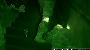 petite arab teen army girl gives best double blowjob ever