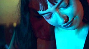 horny sluts gag on my toes while choking deepthroat my cock