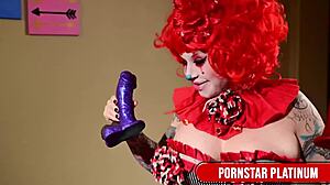 blonde leya falcon fucked hard by clown maya