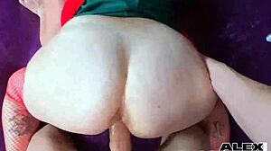 great ass milf betty plugs butt while taking huge cock doggystyle