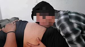 watch this latina milf get her belly button licked sensually