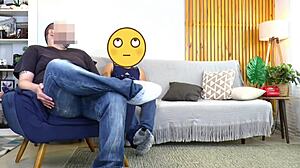 Blonde Wife Cheats with Hubby's Friend Using Big Ass for Cum Bath