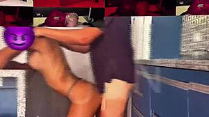 transei na casa de swing hot bar e inner 😈🍆💦 cowgirl riding monster cock