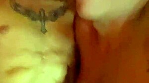 hey check this tattooed crossdresser showing off their hot assets 