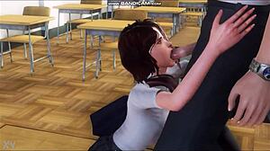 ph brunette sucks teacher cock classroom game
