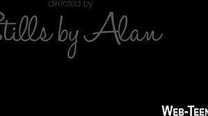 i spy on this petite teen lesbian gently fingering and licking her friend